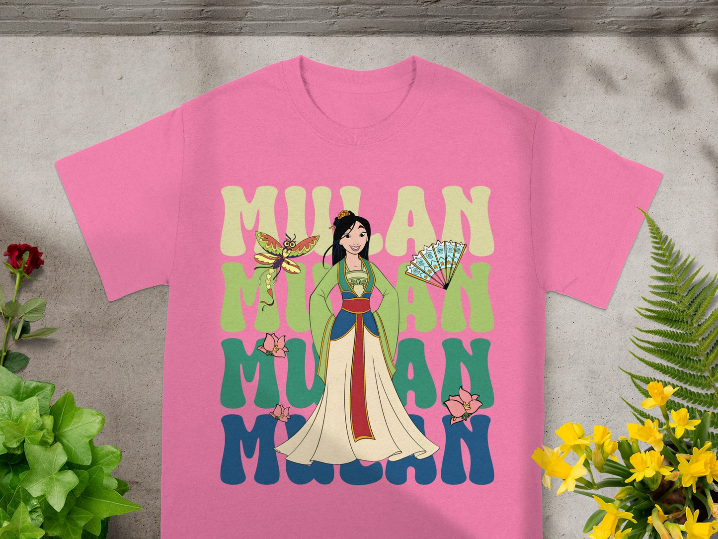 Mulan: Warrior Spirit Retro T-Shirt