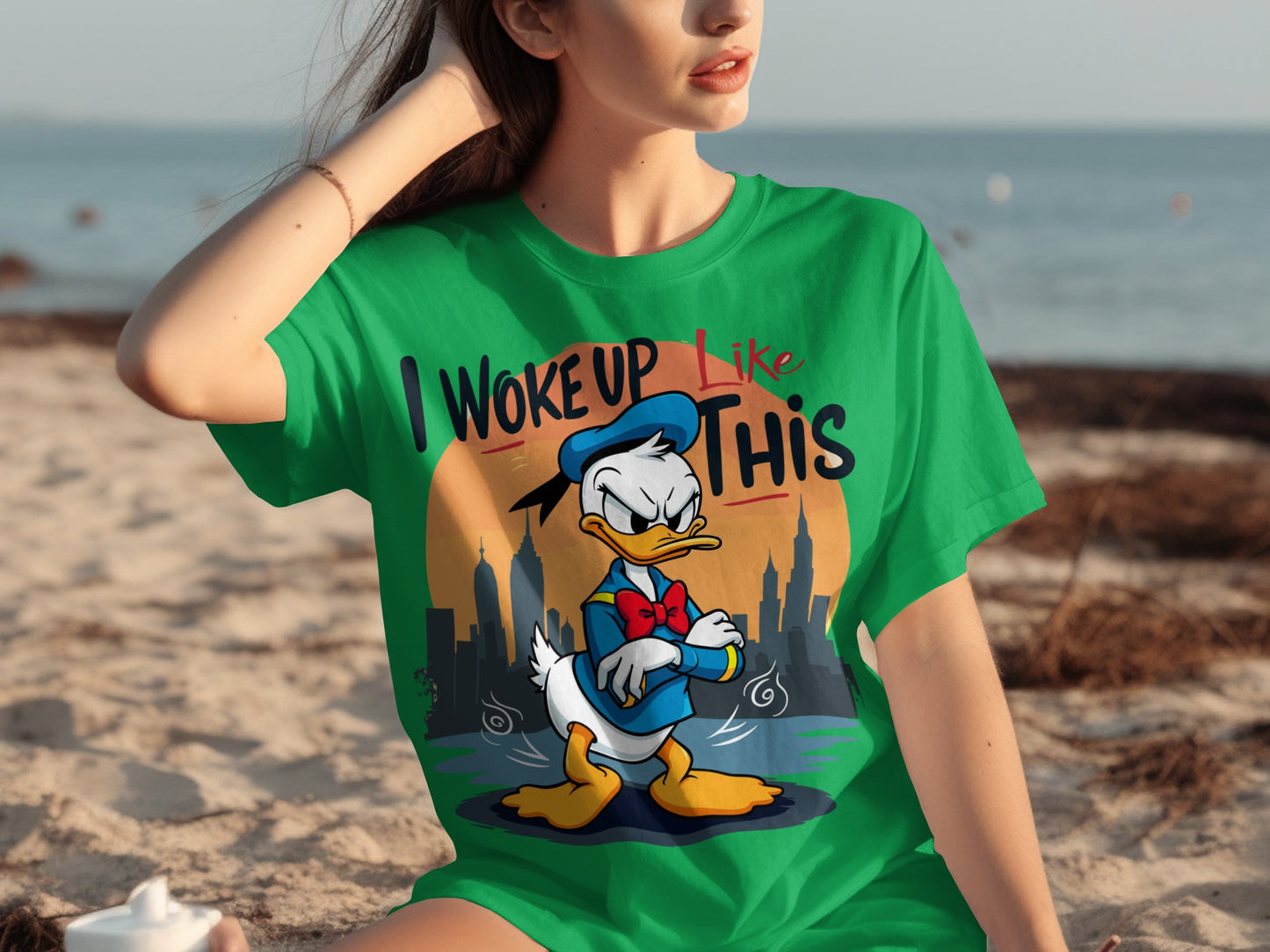 I Woke Up Like This Donald Duck Graphic T-shirt