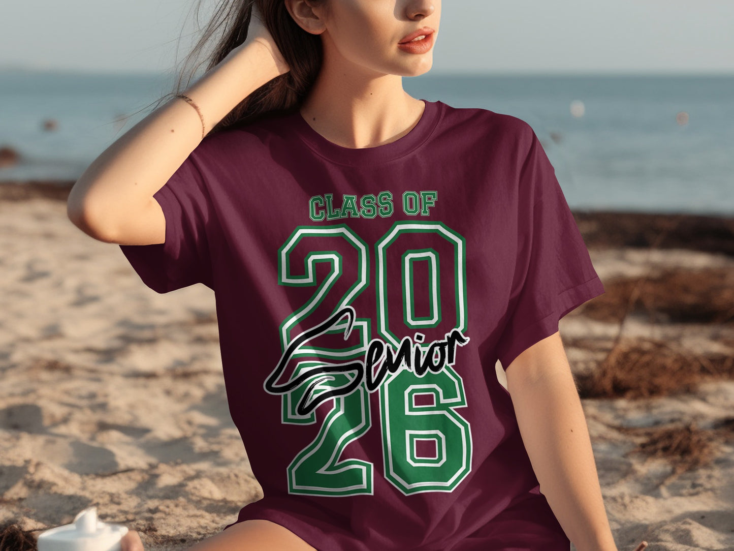 Class of 2026 Senior T-Shirt Beach Summer Look