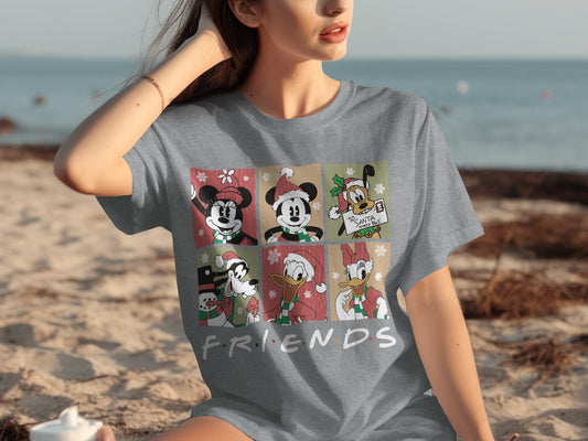 Vintage Mickey and Friends Christmas Graphic Tee
