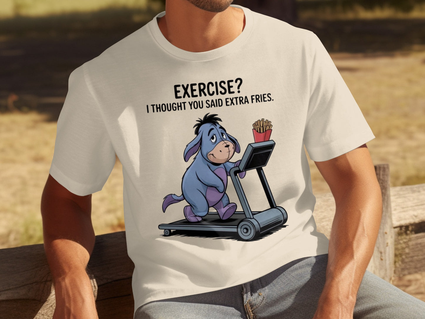 Exercise I Thought You Said Extra Fries T-shirt