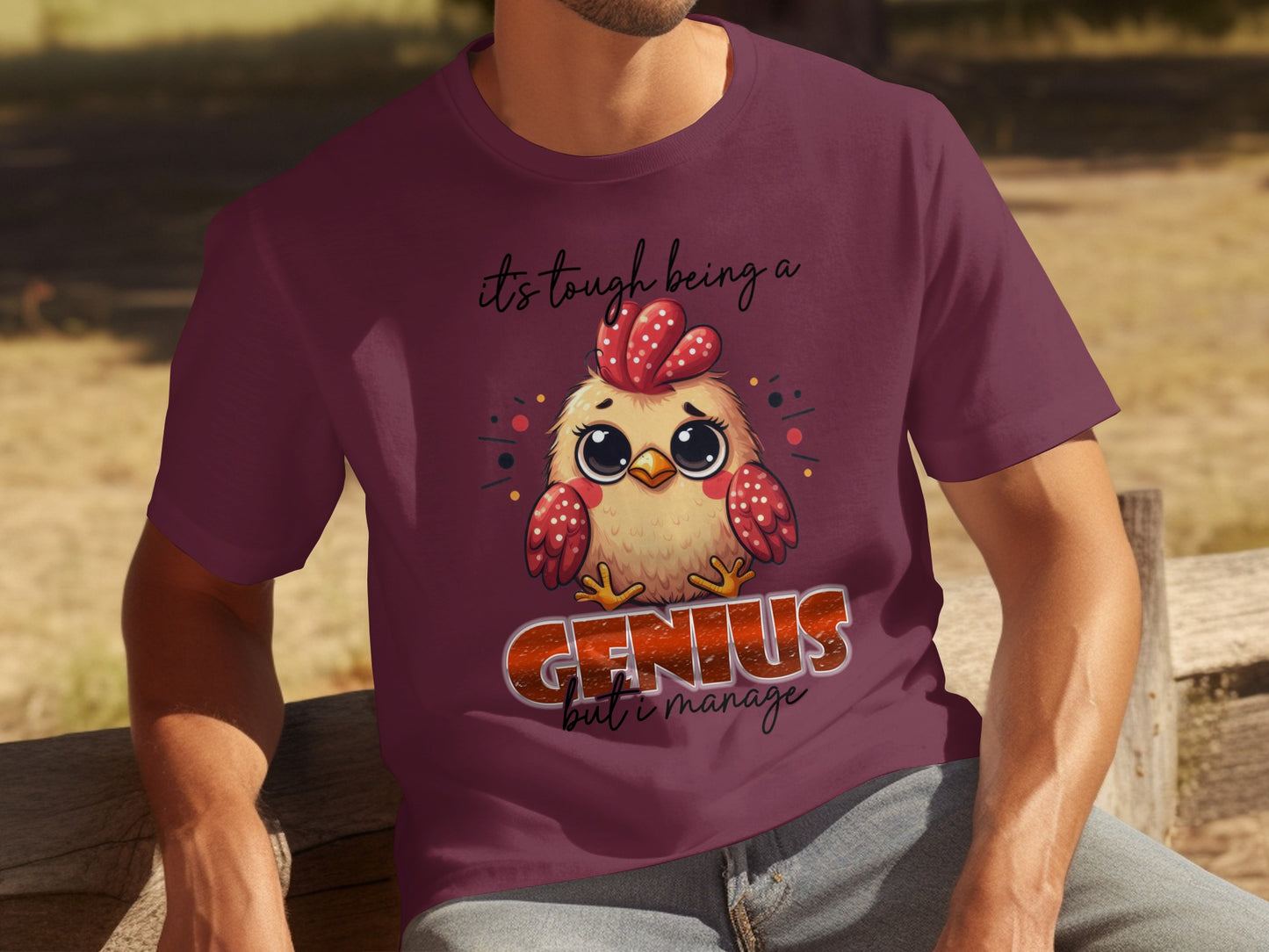 Genius But I Manage It's Tough Being A T-shirt