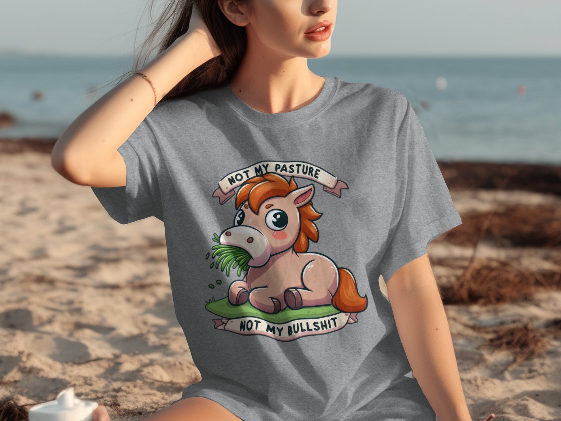 Not My Pasture Not My Bullshit Graphic T-shirt