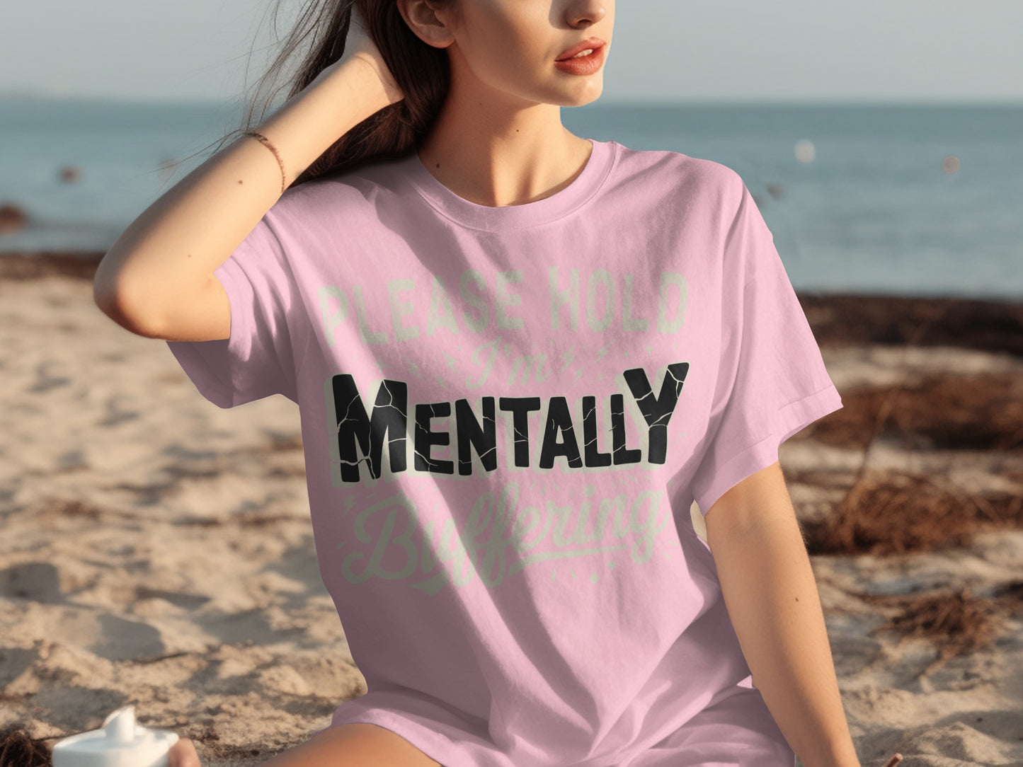 Please Hold I'm Mentally Buffering T-shirt