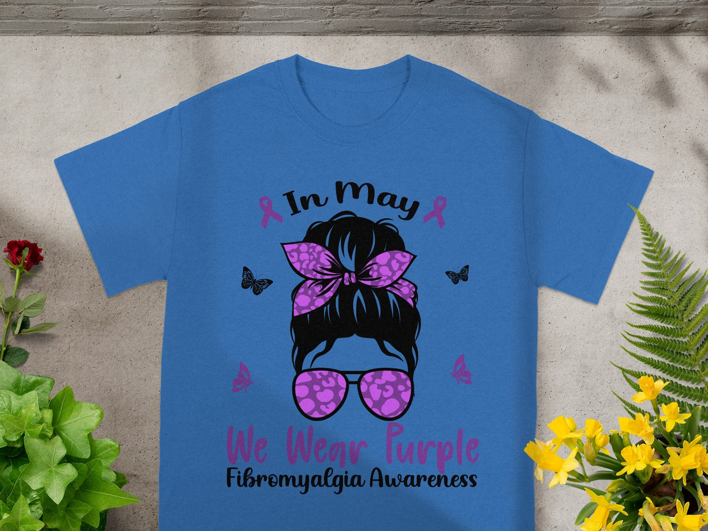 In May We Wear Purple Fibromyalgia Awareness shirt