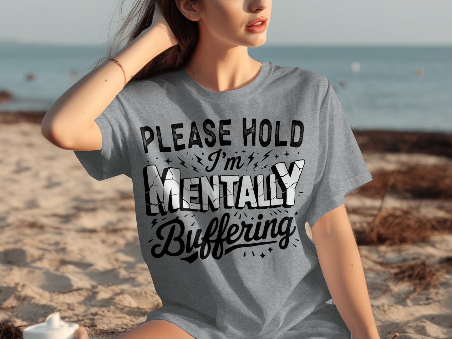 Please Hold I'm Mentally Buffering T-Shirt