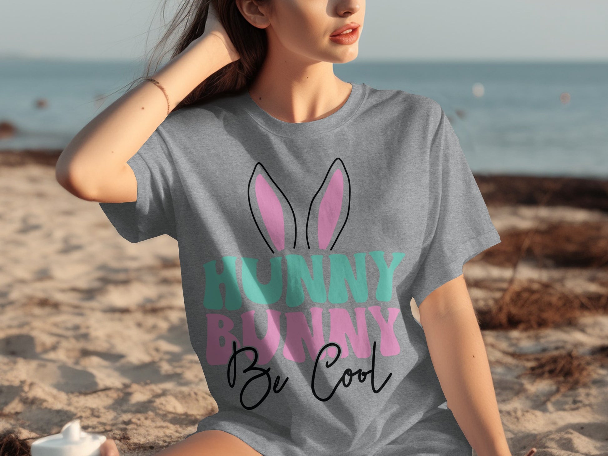 Hunny Bunny Be Cool Graphic Women's T-shirt