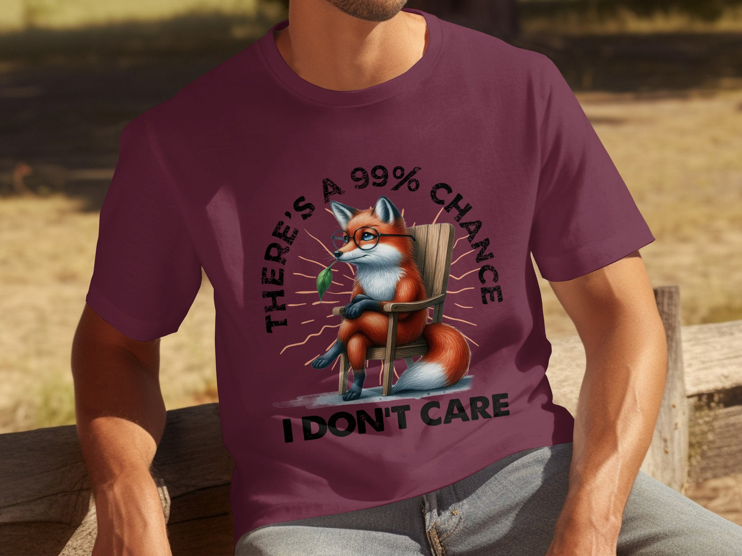 There's a 99% Chance I Don't Care Graphic T-shirt