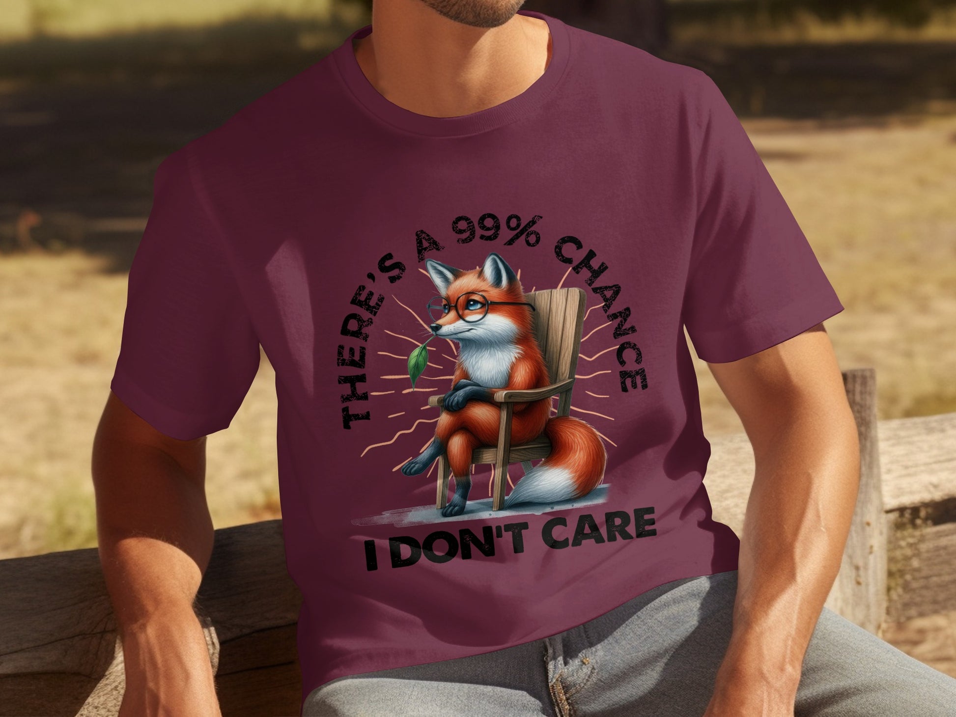 There's a 99% Chance I Don't Care Graphic T-shirt