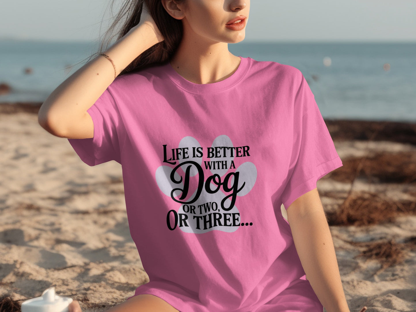 Life is Better With a Dog or Two or Three T-Shirt