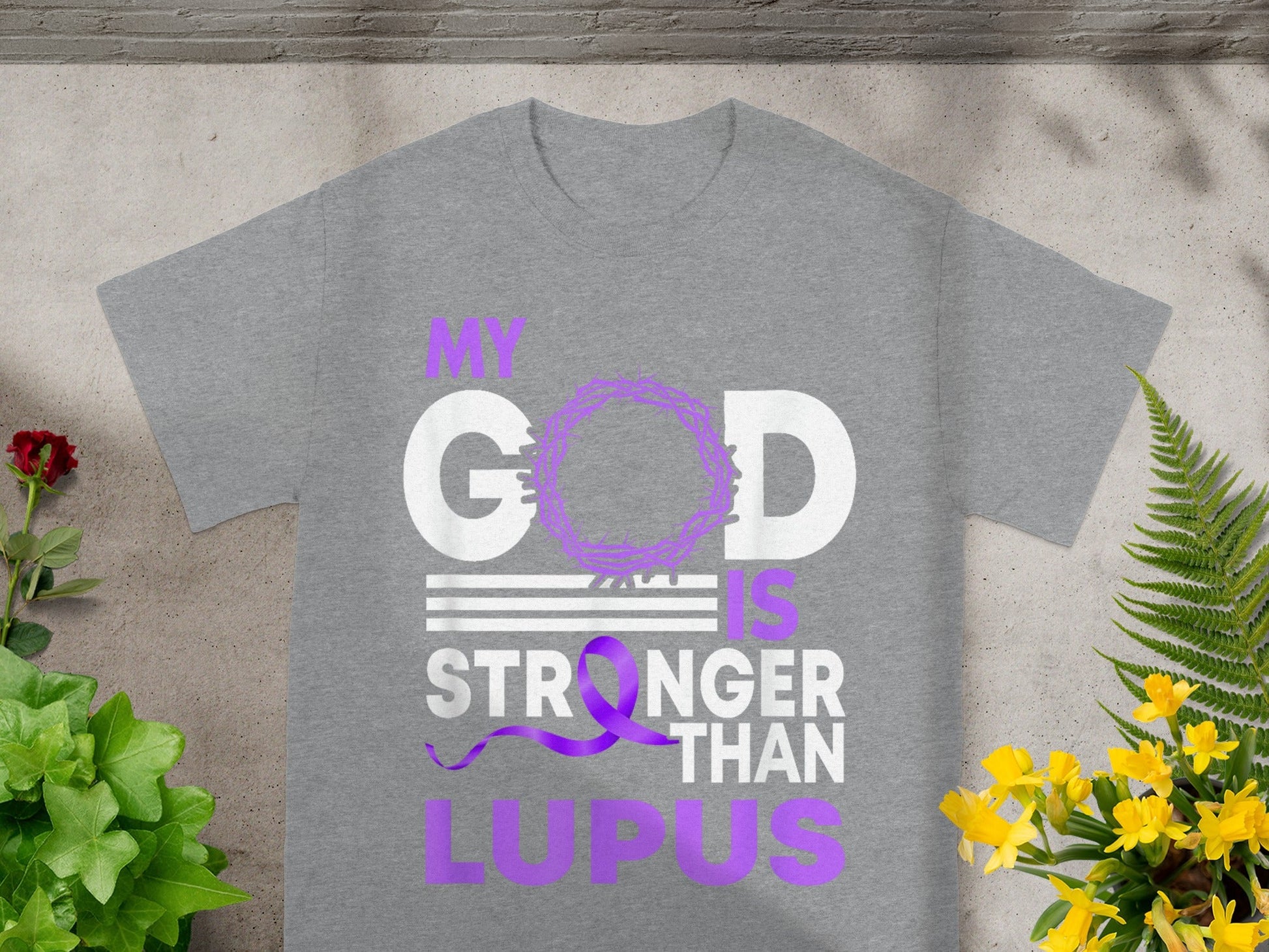 My God Is Stronger Than Lupus T-Shirt