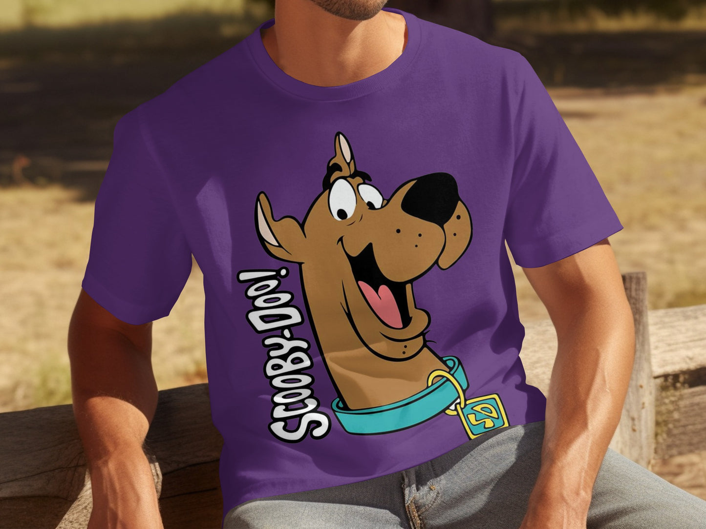 Scooby Doo Cartoon Character Purple Shirt Product