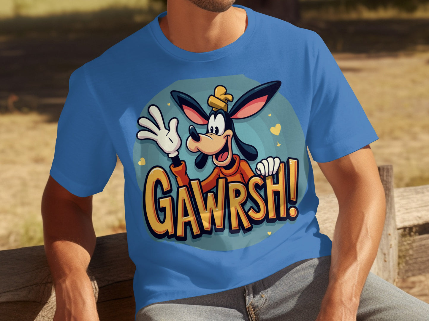 Gawrsh Cartoon Character Graphic Design Tee