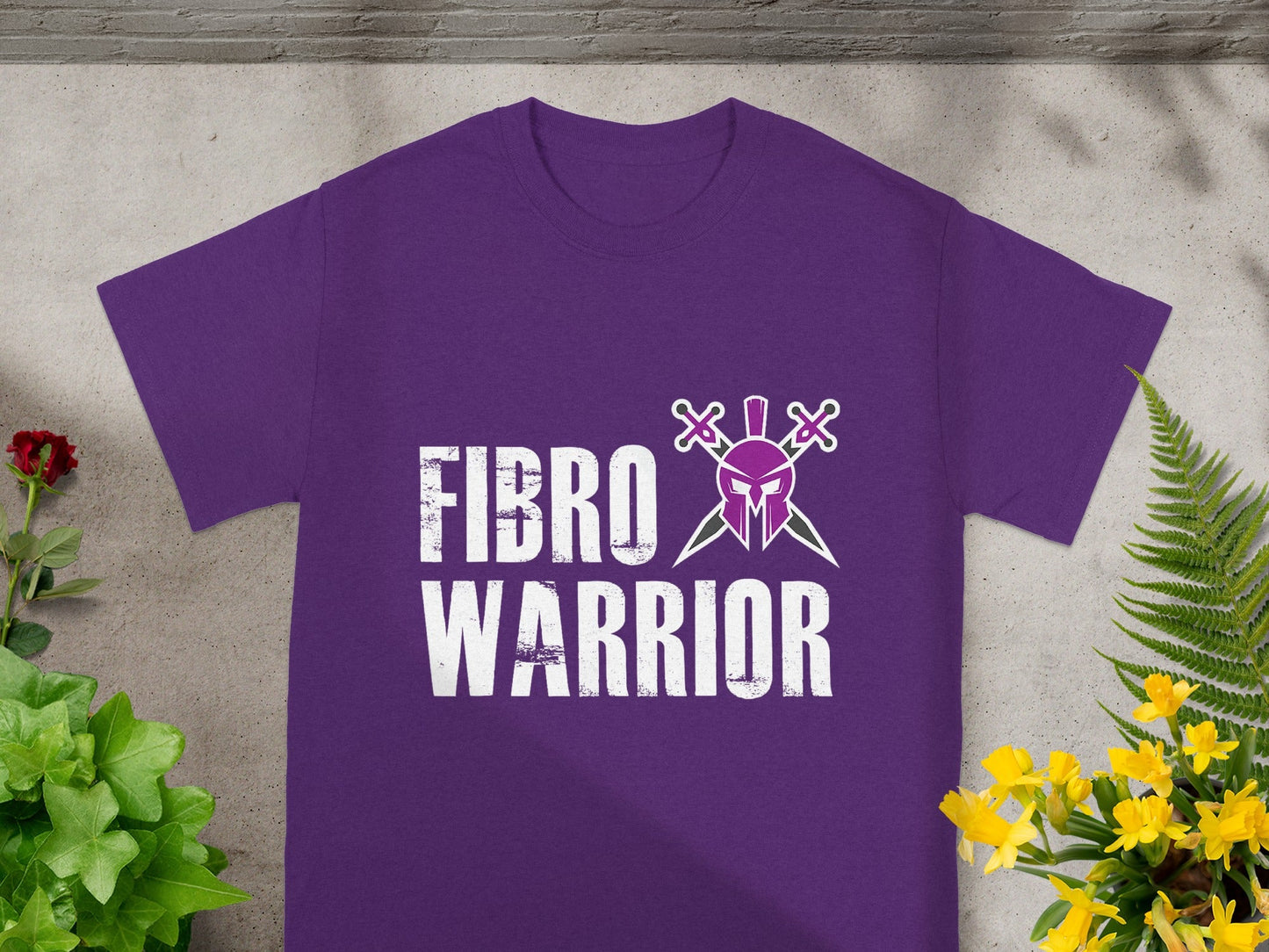 Fibro Warrior T-Shirt for Chronic Condition Awareness