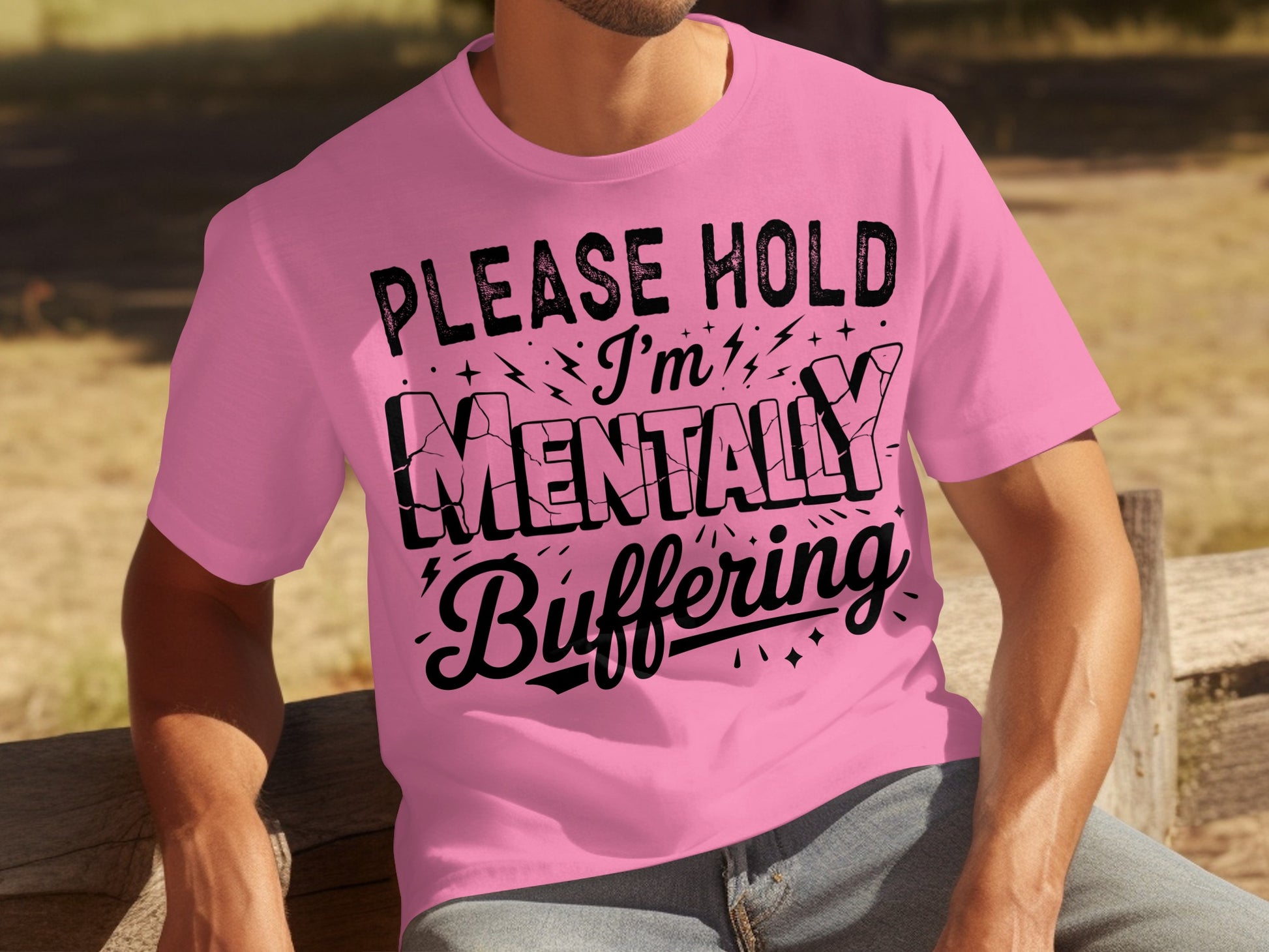 Please Hold I'm Mentally Buffering T-shirt