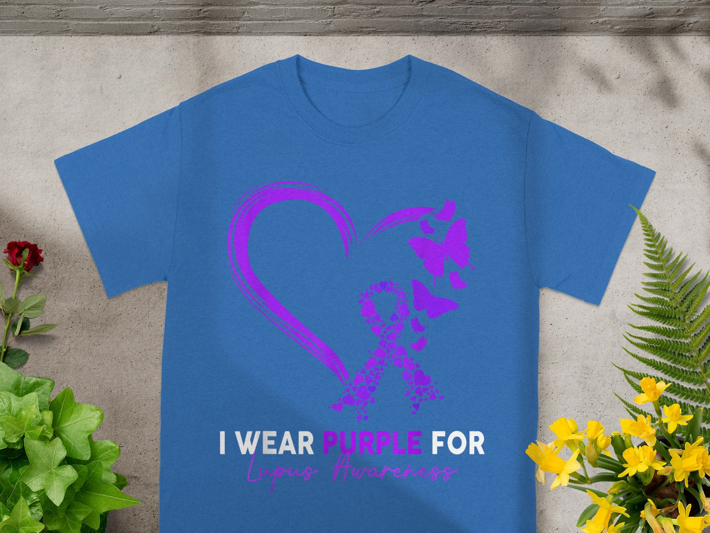 I Wear Purple For Lupus Awareness T-shirt Product