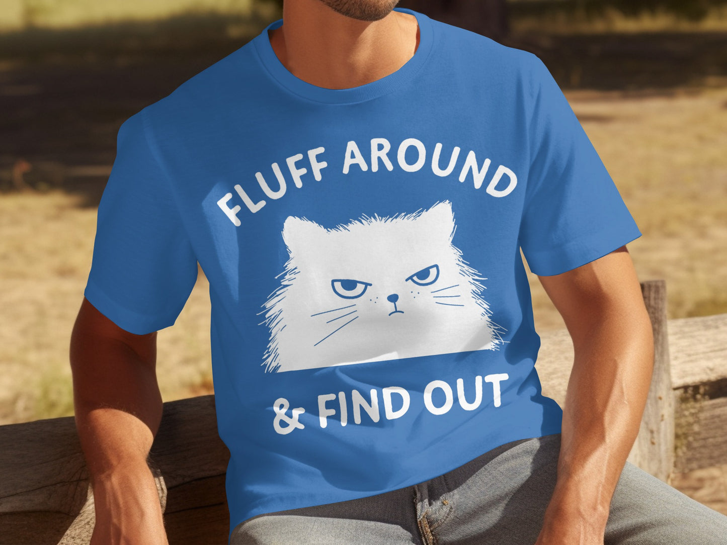 Fluff Around and Find Out Angry Cat T-Shirt