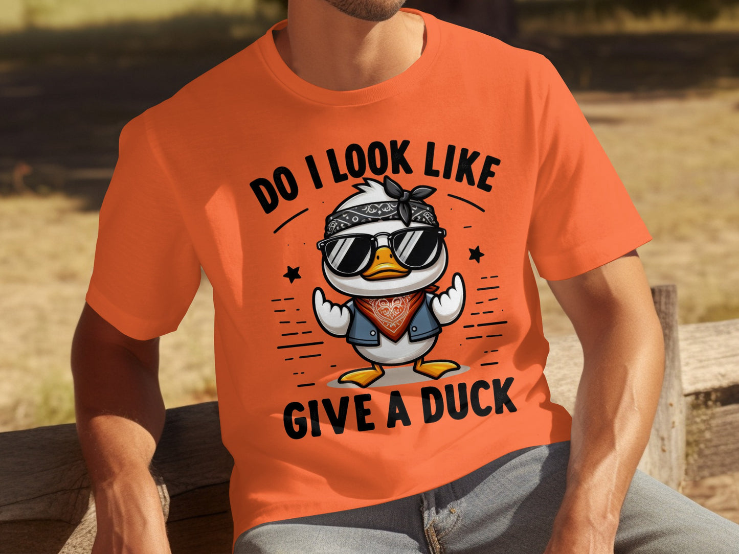 Do I Look Like Give A Duck Graphic T-Shirt Product