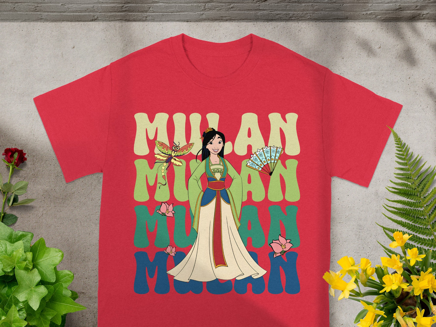 Mulan: Warrior Spirit Retro T-Shirt