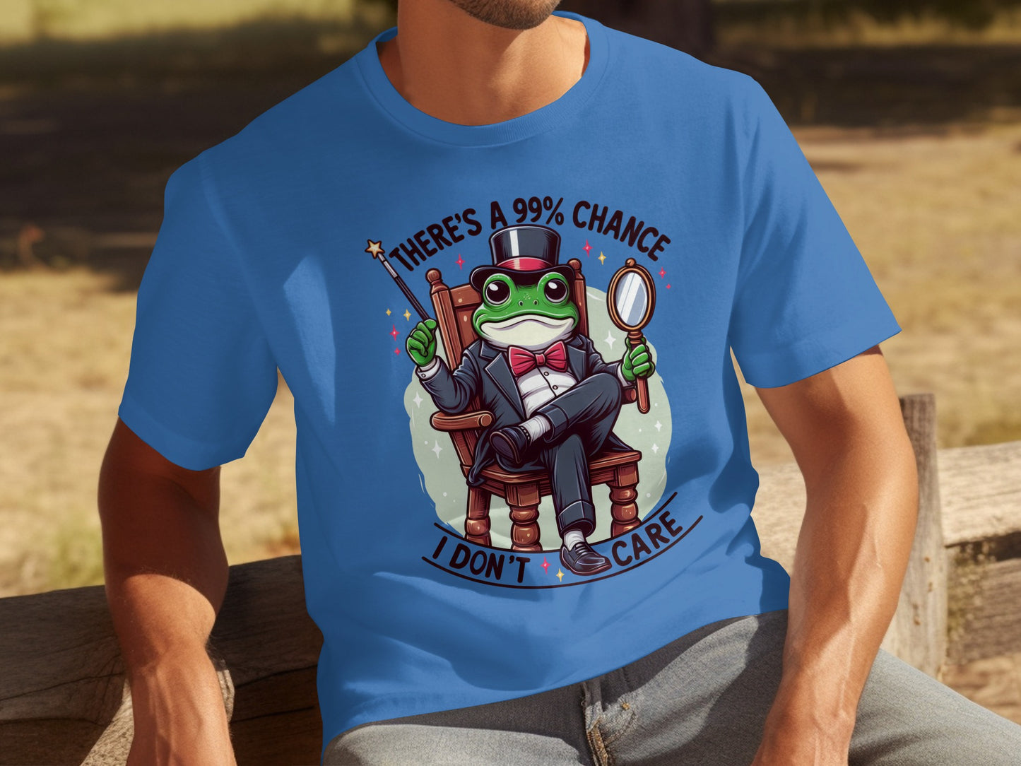 There's a 99% Chance I Don't Care Frog T-Shirt