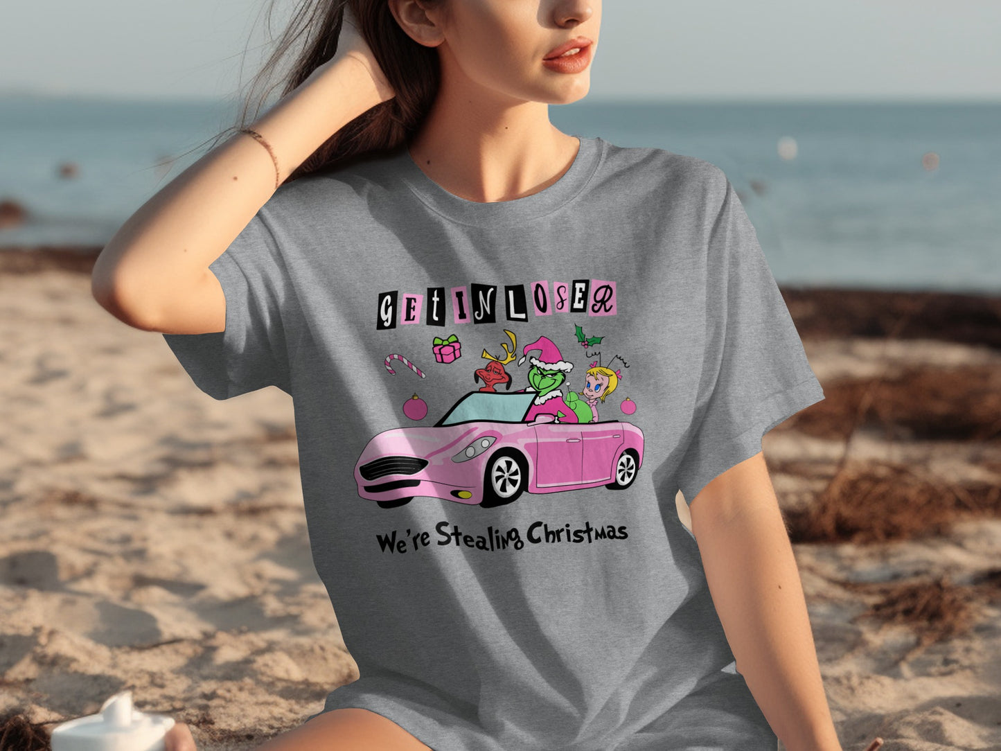 Get in Loser We're Stealing Christmas T-shirt