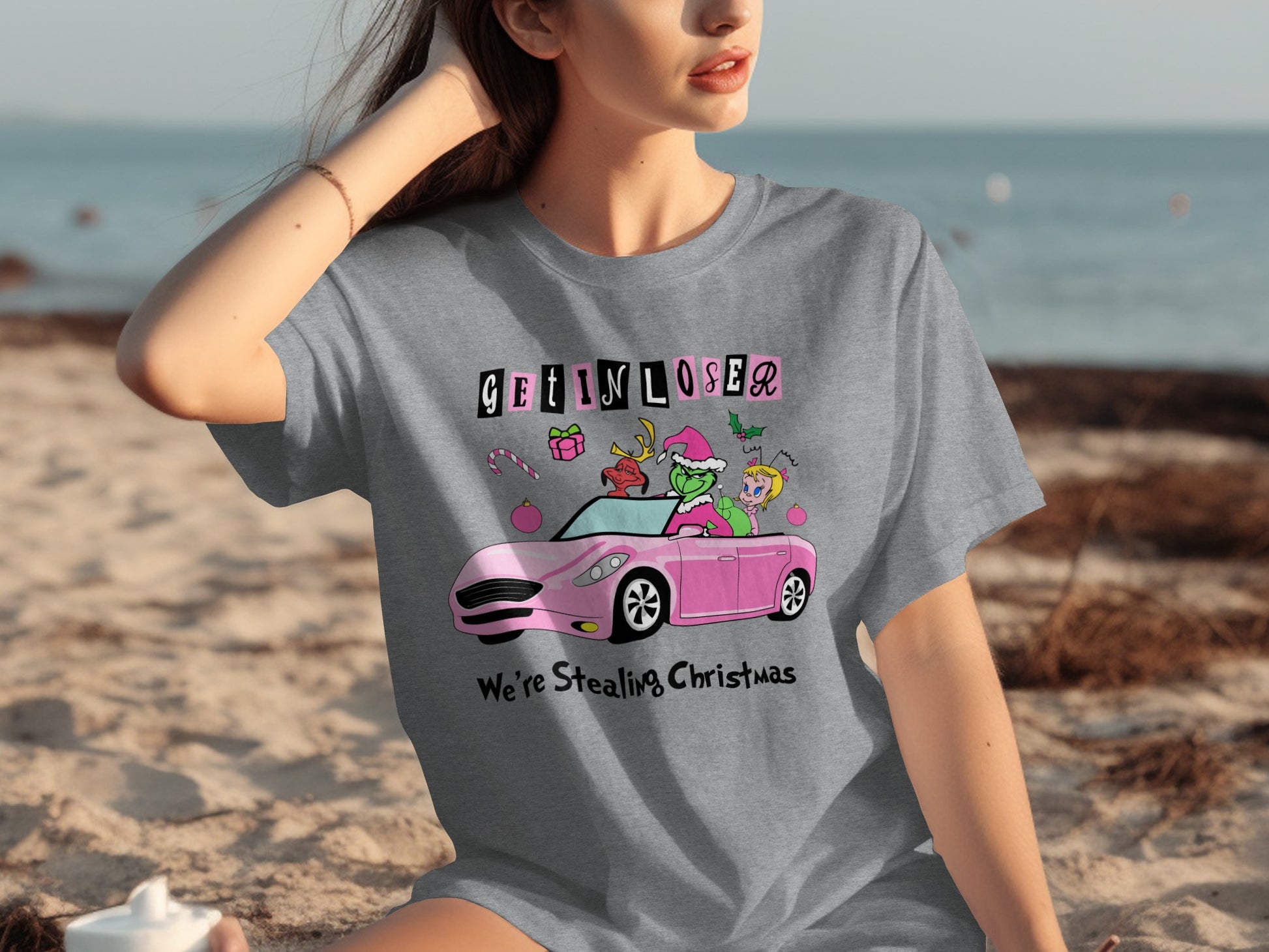 Get in Loser We're Stealing Christmas T-shirt