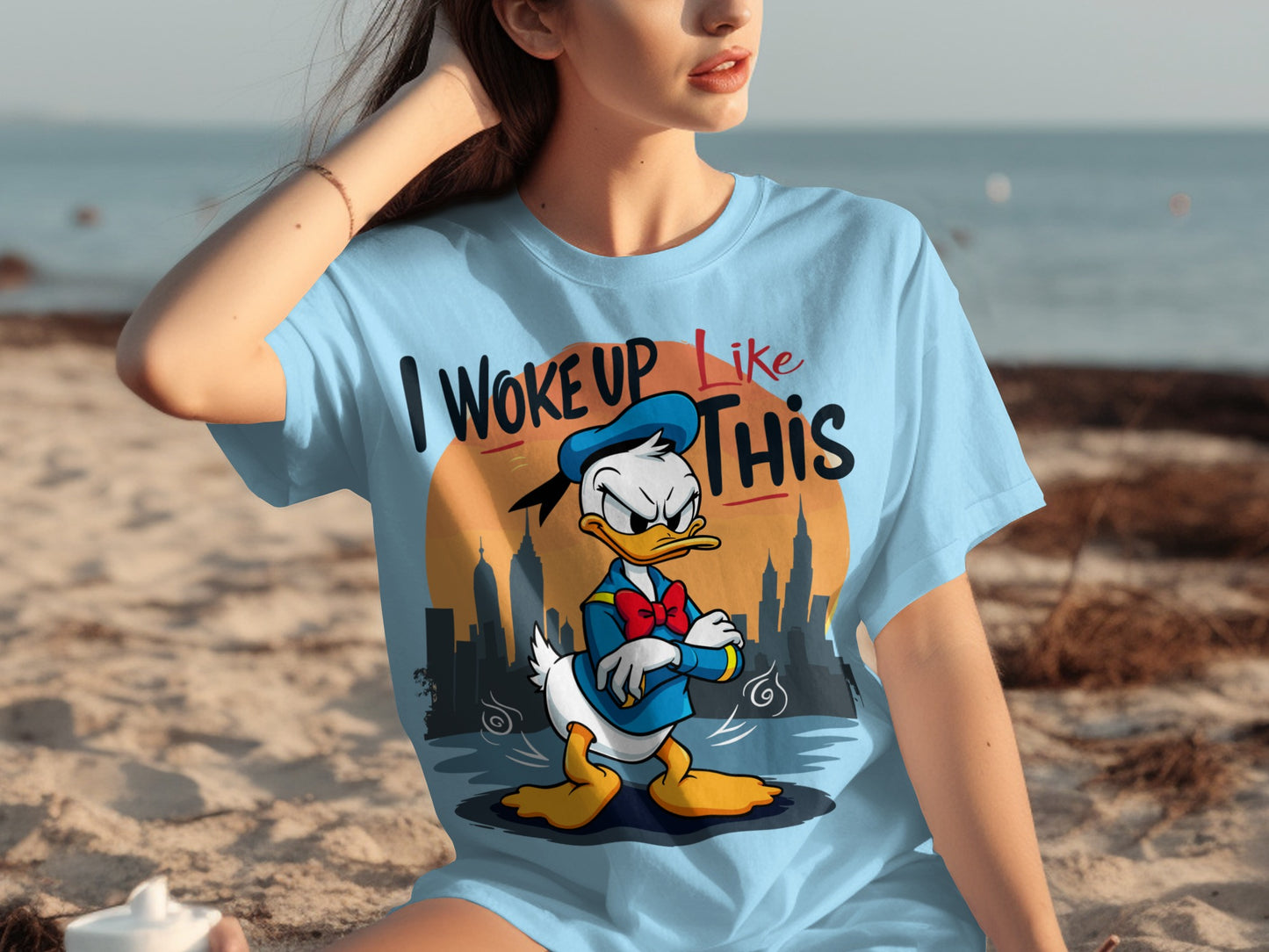I Woke Up Like This Donald Duck Graphic T-shirt