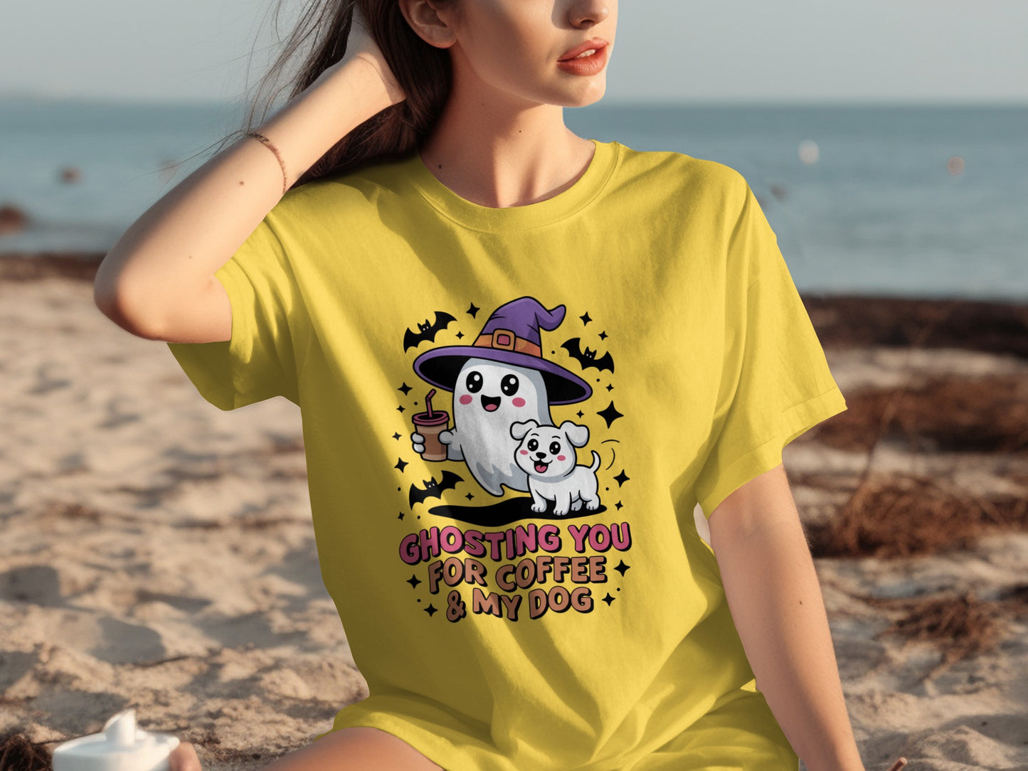 Ghosting You For Coffee and My Dog Graphic Tee