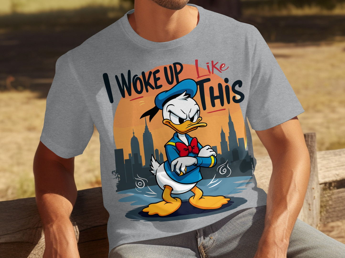 I Woke Up Like This Donald Duck Graphic T-shirt