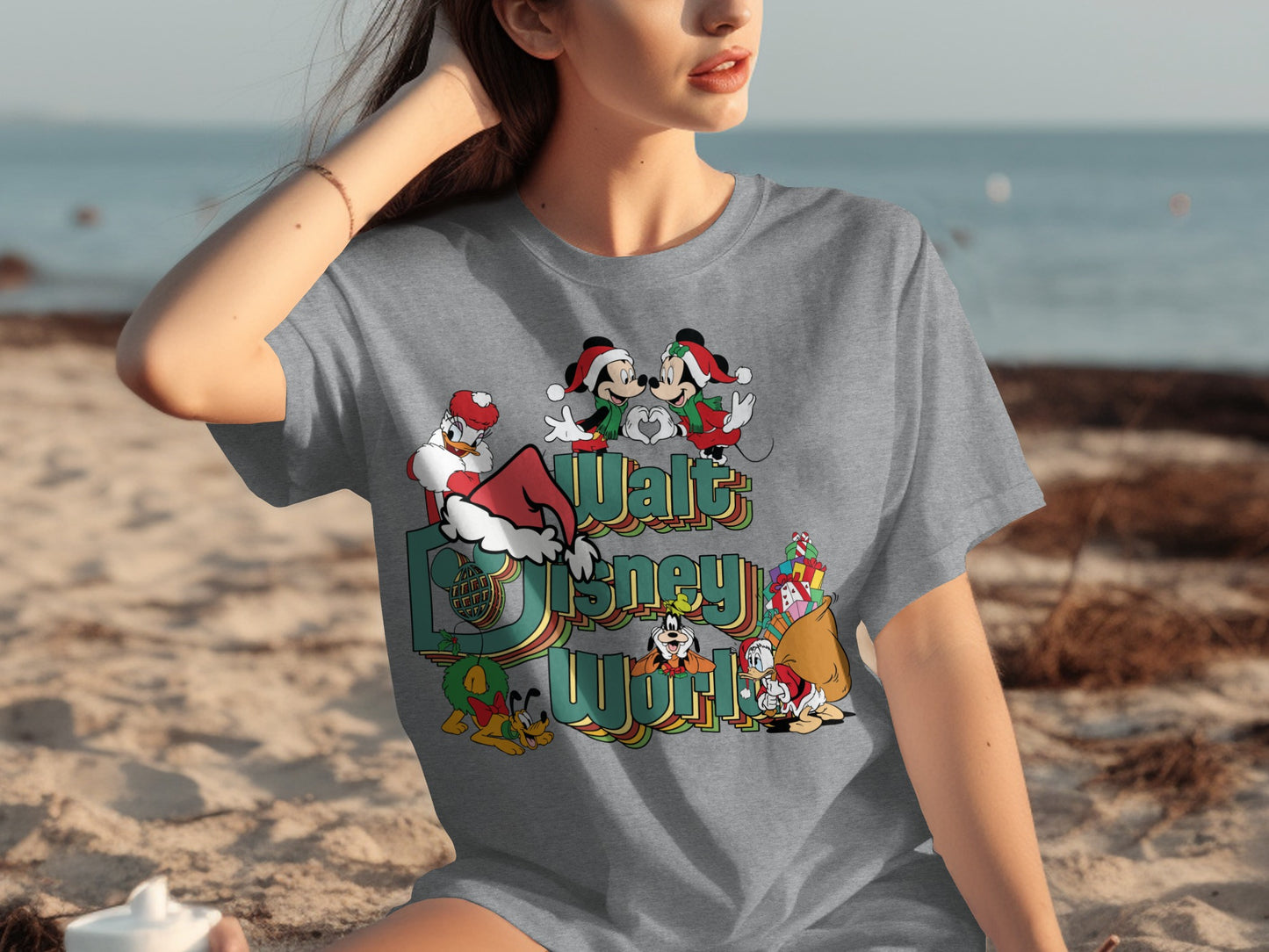 Walt Disney World Characters Christmas Shirt