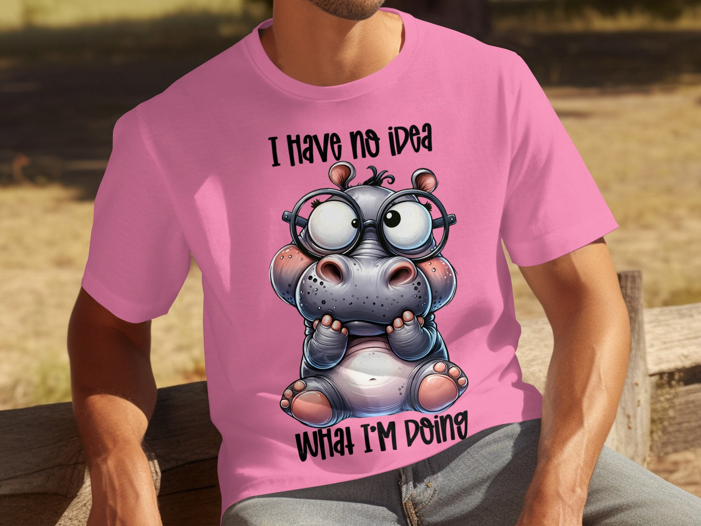 Funny Hippo I Have No Idea What I'm Doing T-shirt