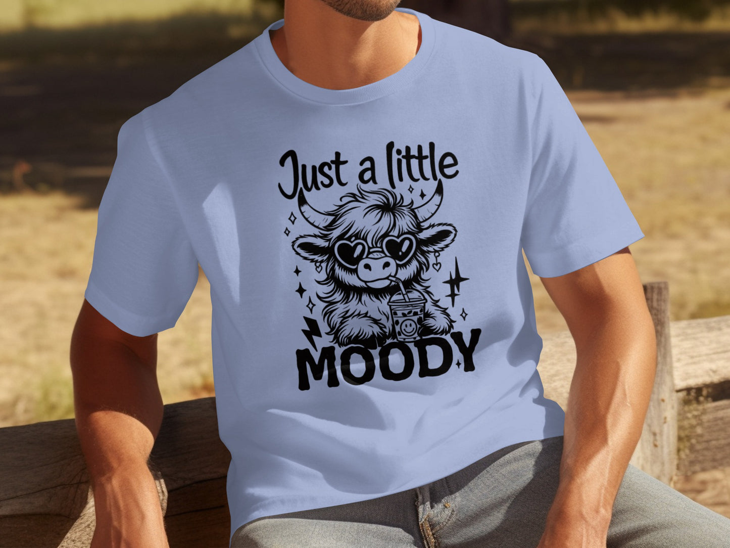 Just a Little Moody Graphic Tee for a Fun Look