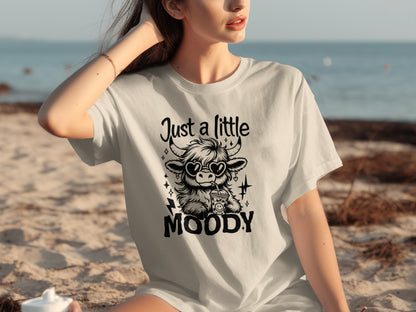 Just a Little Moody Heart Sunglasses Graphic T-shirt