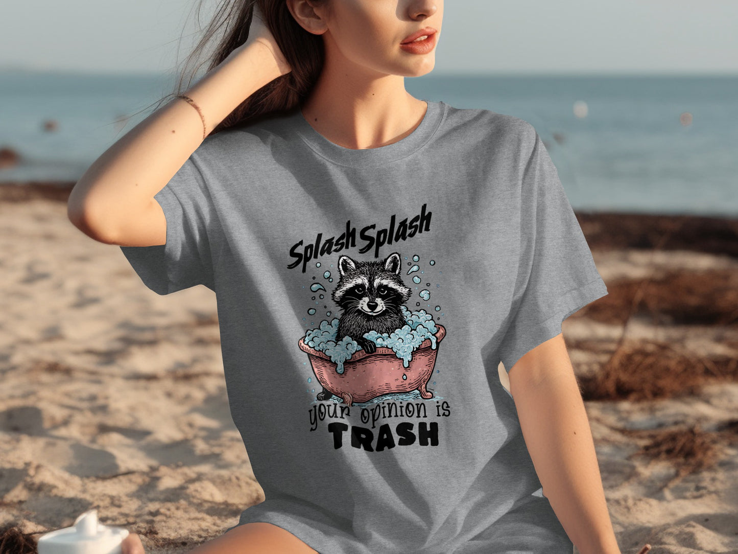 Splash Splash Your Opinion Is Trash T-shirt