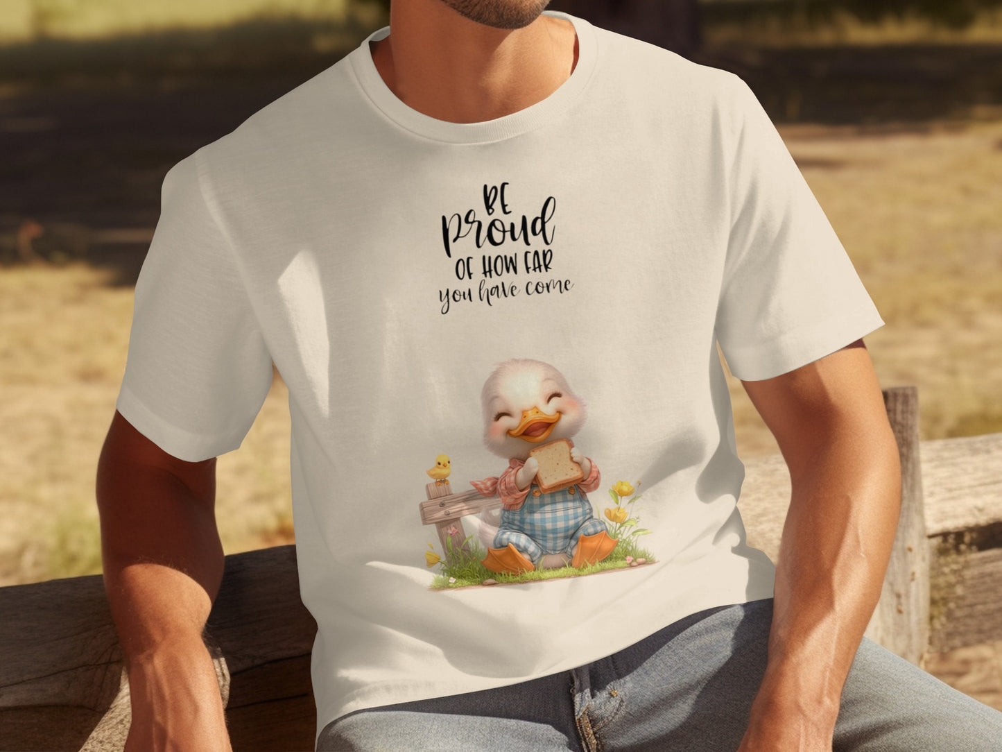 Be Proud of How Far You Have Come Duck T-shirt