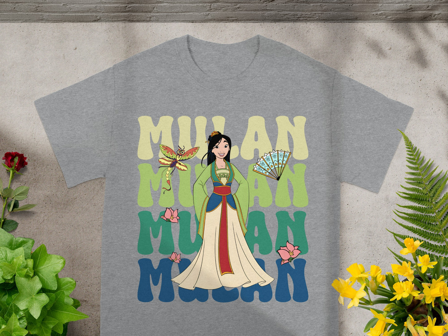 Mulan: Warrior Spirit Retro T-Shirt