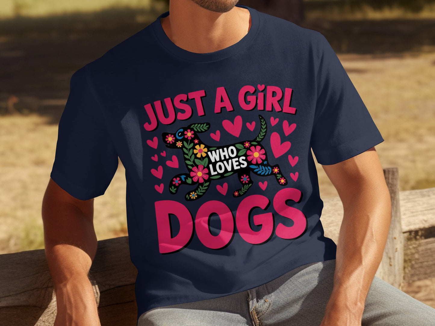 Just a Girl Who Loves Dogs T-shirt