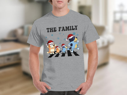 The Family Festive Walking T-shirt Christmas Apparel