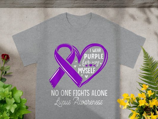 I Wear Purple for Myself Lupus Awareness T-shirt