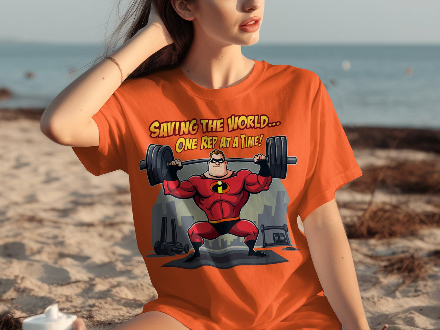 Saving the World One Rep at a Time Graphic Tee