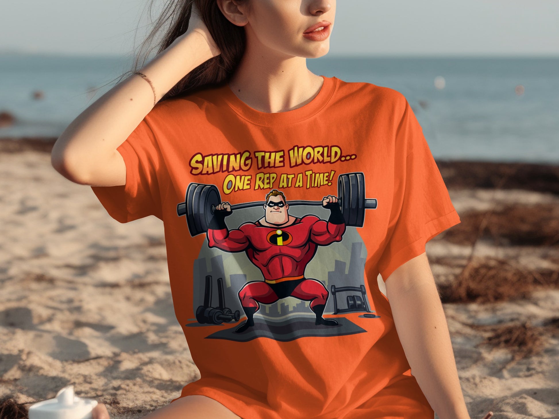 Saving the World One Rep at a Time Graphic Tee
