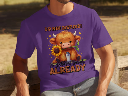 Do Not Disturb I'm Disturbed Enough Already shirt