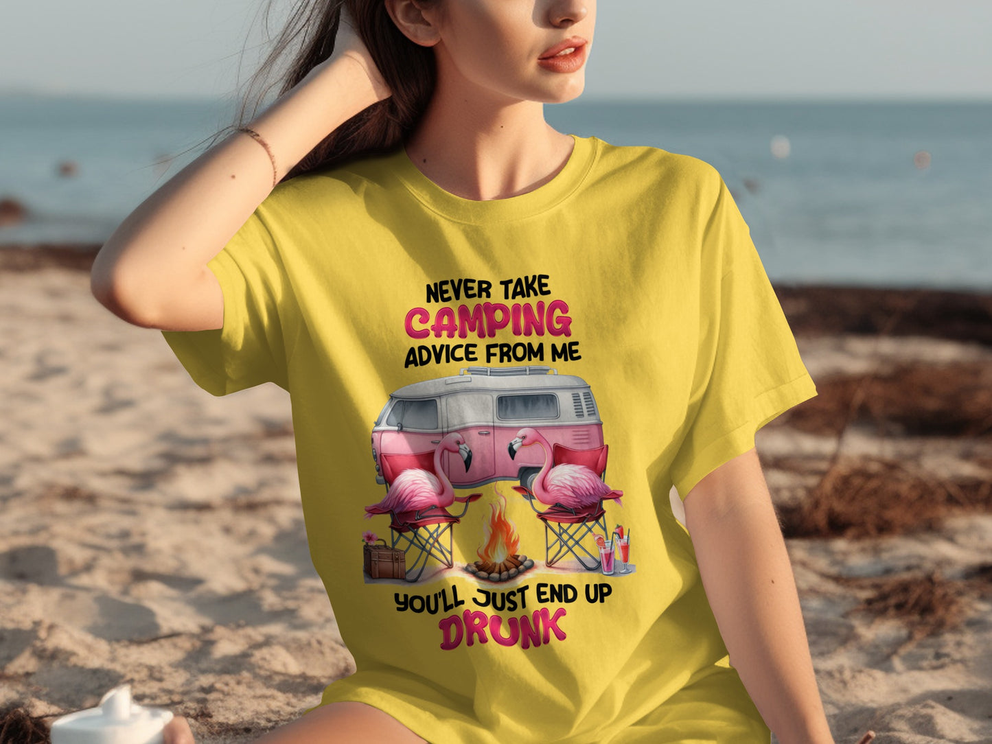 Never Take Camping Advice From Me Drunk Product