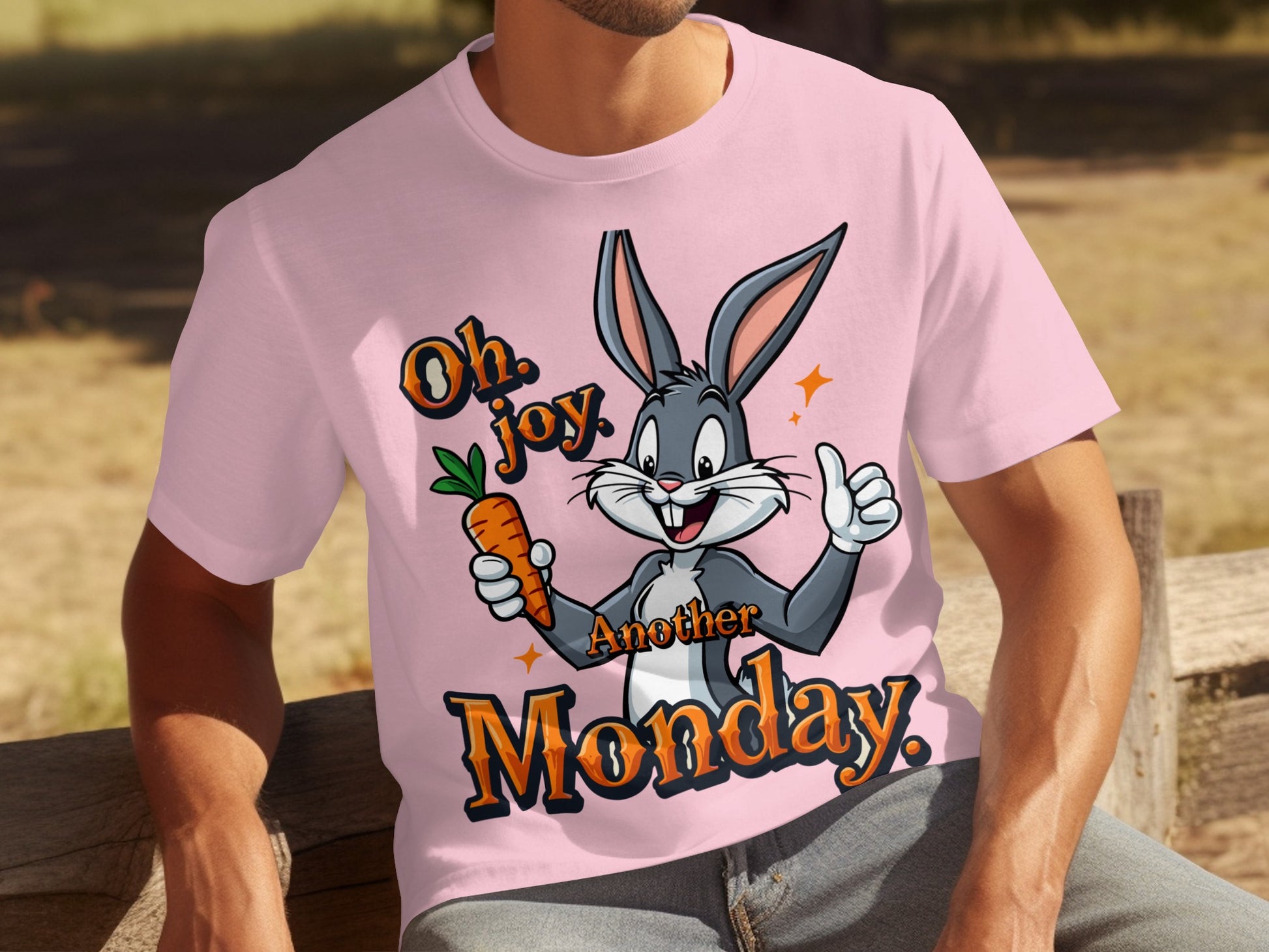 Oh Joy Another Monday Cartoon Graphic T-shirt