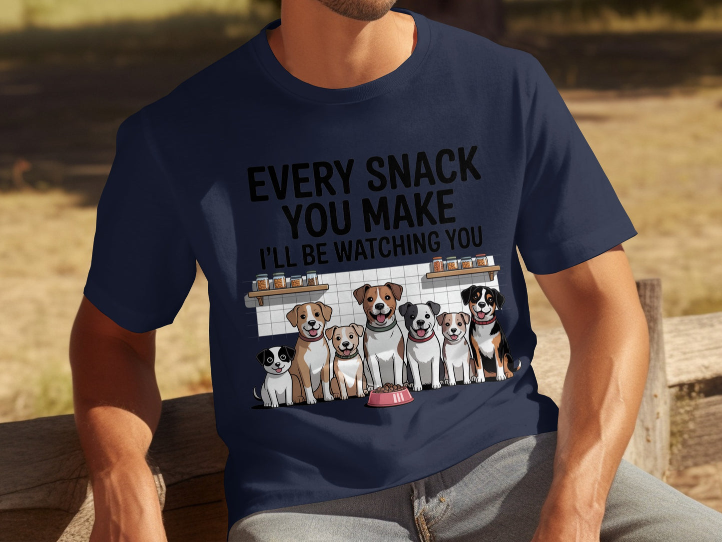 Every Snack You Make I'll Be Watching You T-shirt
