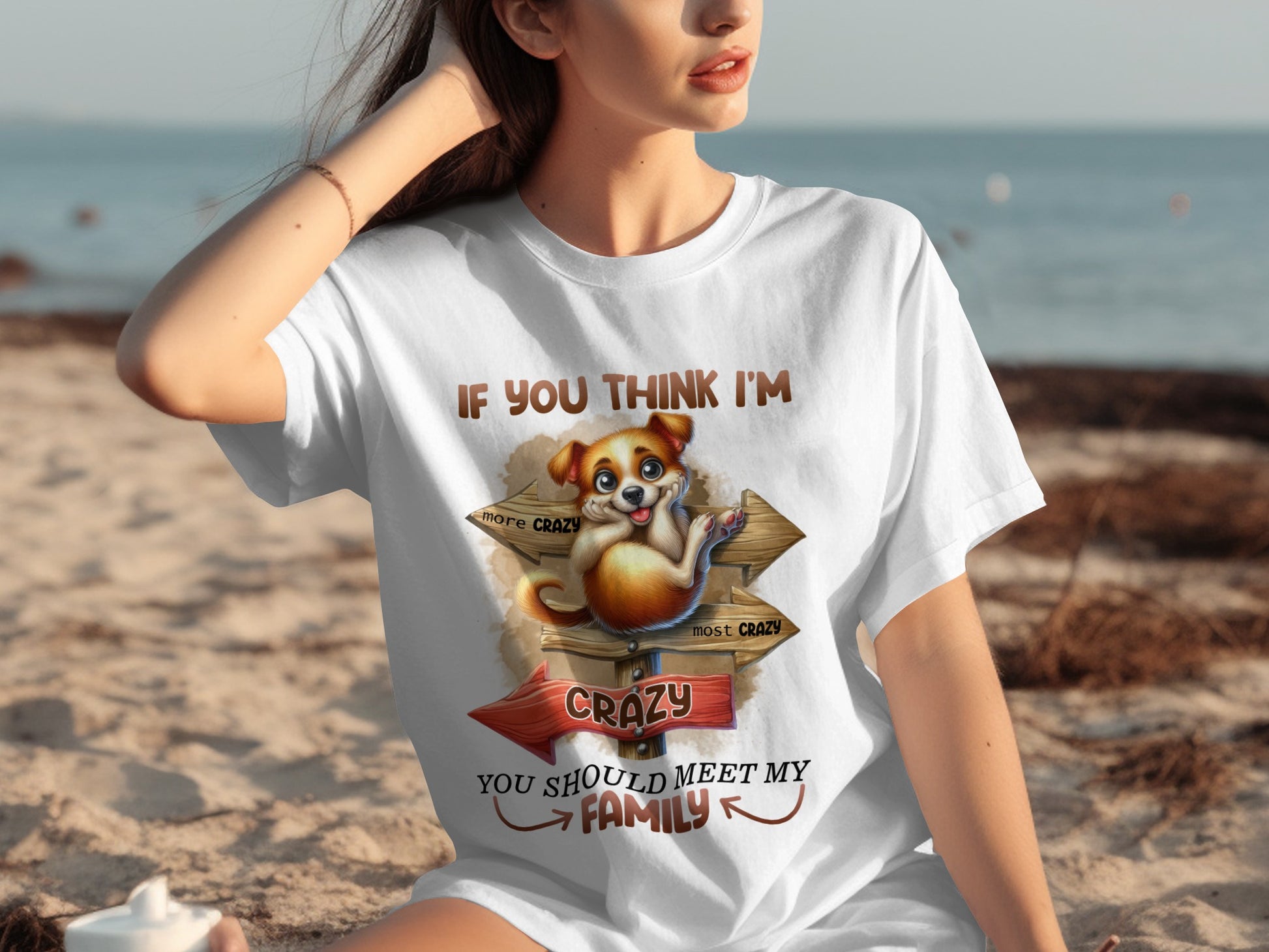 If You Think I'm Crazy Meet My Family Graphic Tee