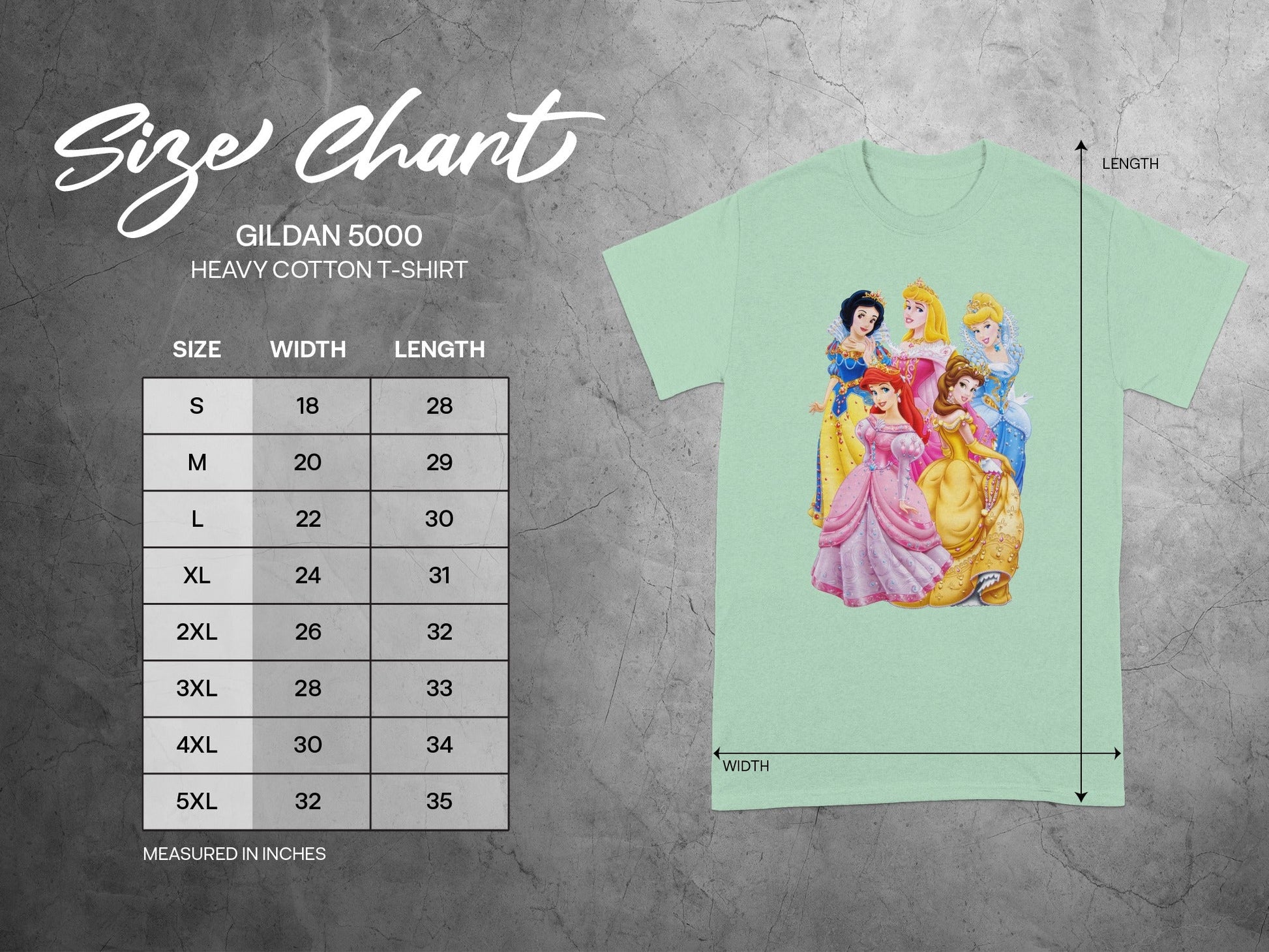 GILDAN 5000 Princesses T-SHIRT product type