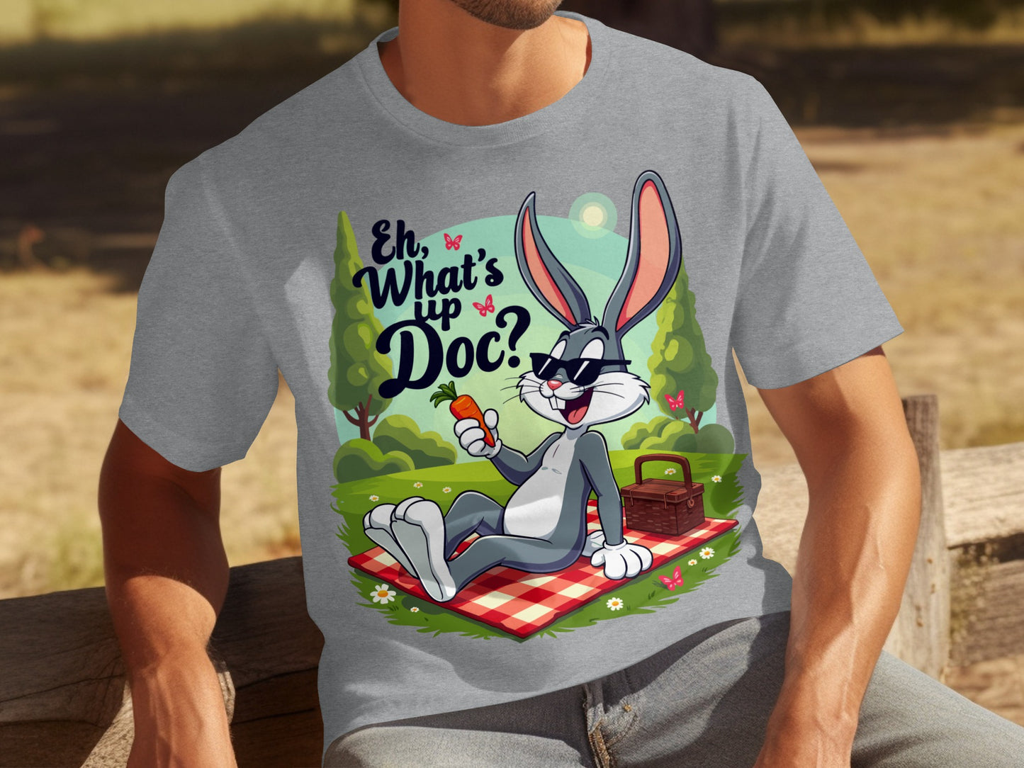 Eh What's Up Doc Bugs Bunny Graphic T-Shirt