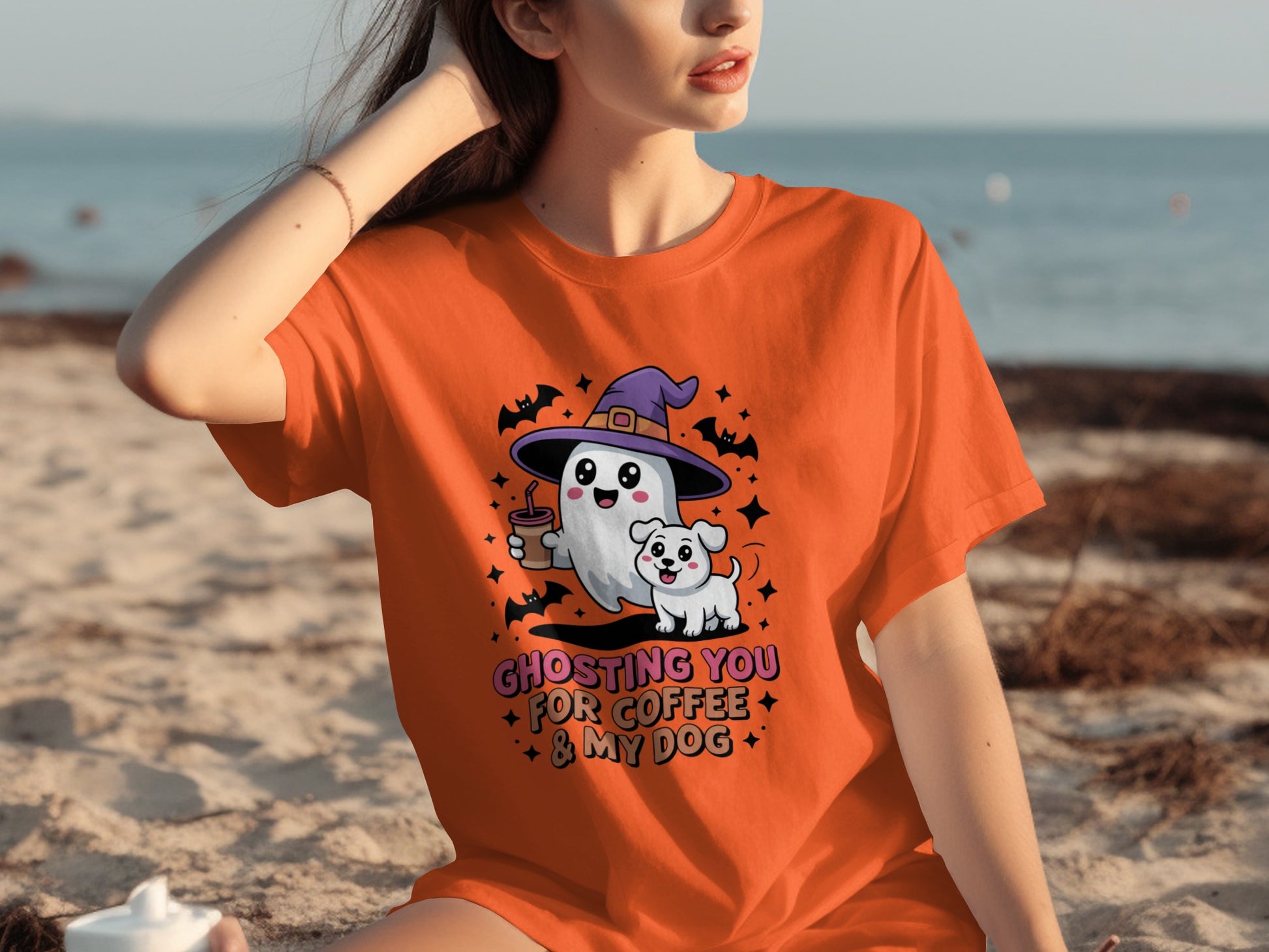 Ghosting You for Coffee and My Dog Cute T-Shirt