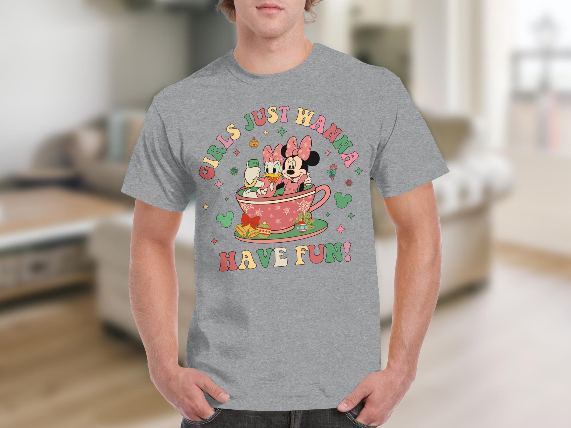 Girls Just Wanna Have Fun Graphic Tee